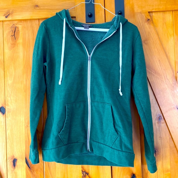 Tops - Eddie Bauer Green Zip Up Hoodie